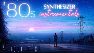 Portraits In Sound 80s Synthesizer Instrumentals amp Soundtracks 4 Hour Playlist [upl. by Omle476]