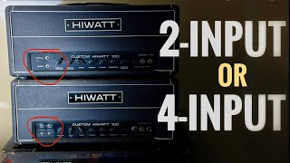 Hiwatt DR103  4input vs 2input [upl. by Allain]