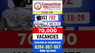 70000 Vacancies Alert   Crack Upcoming Government Jobs with Competition Guru Chandigarh [upl. by Khalin314]