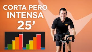 Clase completa ciclo indoor corta pero intensa en 25 minutos [upl. by Ewens]