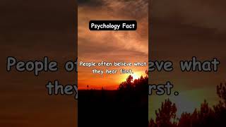 Do you believe the firs thing you hear facts love psychology communication mindset [upl. by Rebekkah300]