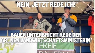 BAUER 🚜 unterbricht Rede GRÜNE Agrarministerin Staudte Niedersachsen BAUERNPROTEST Hannover Landtag [upl. by Nadaha]