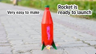 How to Make Rocket With Plastic Bottle  Rocket Launch [upl. by Oribella]