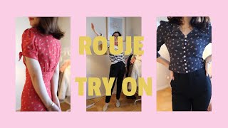 FRENCH GIRL CHIC  ROUJE TRY ON [upl. by Aoht]