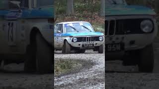 BMW 2002 Rally Action  Classic BMW on the Limit shorts [upl. by Irec683]