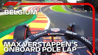 Max Verstappens Pole Lap  2023 Belgian Grand Prix  Pirelli [upl. by Ellga314]