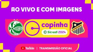 JOGO COMPLETO JUVENTUDE RS X ÁGUA SANTA  SEGUNDA FASE  COPINHA SICREDI 2024 [upl. by Atteynek]