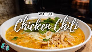 THE ONLY CHILI RECIPE YOU NEED THIS FALL  EASY WHITE CHICKEN CHILI [upl. by Gnut42]