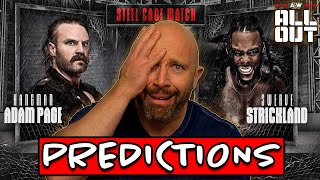 My AEW ALL Out 2024 PREDICTIONS [upl. by Ylak]