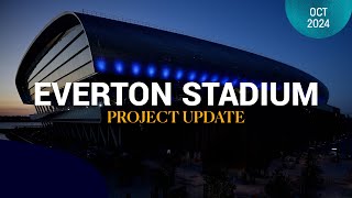 UNDER THE LIGHTS 🔵🤩  Latest footage from Everton Stadium [upl. by Nellahs]