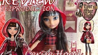 Review Ever After High Cerise Hood [upl. by Nwahsear]