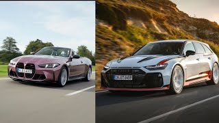 Which is better between the 2025 BMW M4 Xdrive compition VS Audi Rs6 Avant GT [upl. by Nason]