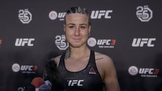 UFC 223 Ashlee EvansSmith Explains Why She Choked Up During Walkout [upl. by Adkins]