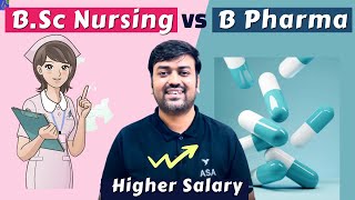 BSc Nursing करें या BPharma  BSc Nursing vs B pharma  Which is best   After12th Science [upl. by Aker]