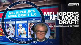 Mel Kipers NFL MOCK DRAFT Will the Bears MOVE ON from Justin Fields to Caleb Williams  Get Up [upl. by Can]