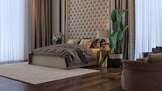 chambre à coucher 2023décoration Maroc موديلات سرير كابيتوني 2023 [upl. by Eiralam]