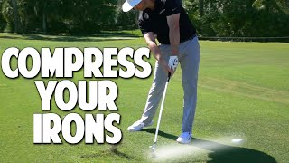 The Best Golf Tips To Strike Your Irons Solid and Pure [upl. by Lattie300]