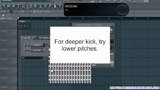 Quick And Easy Way To Make A Kick Drum In FL Studio [upl. by Malvia593]