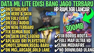 Data ML Lite Full Event 300Mb Terbaru Patch Revamp  ML Lite  Cara Mengatasi Lag amp Patah Patah [upl. by Lrig875]