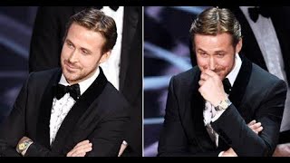 Ryan Gosling Reacts to Oscar Noms Cheers for Barbie Concerns for Gerwig and Robbie [upl. by Brunk675]