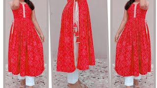 ঈদ স্পেশাল New Designer Naira cut Kurti Cutting And Stitching banglaনাইরা জামা কাটিং ও সেলাই [upl. by Atirma]