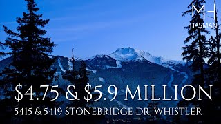 Two Magnificent MultiAcre Building Sites in Whistlers Most Exclusive Stonebridge Estates [upl. by Ahsercul]