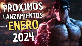 PROXIMOS 10 VIDEOJUEGOS de ENERO 2024 [upl. by Elgar366]