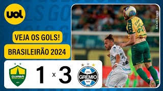 CUIABÁ 1 X 3 GRÊMIO  BRASILEIRÃO 2024 VEJA OS GOLS [upl. by Eimarej966]