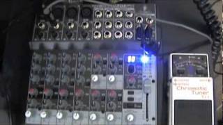 Behringer XENYX 1202FX Mixer  Punk Rock Review [upl. by Tiebout]