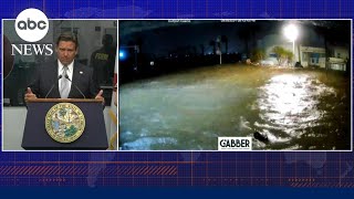 Florida Governor Ron DeSantis shares updates on Hurricane Helene [upl. by Auqinahs]