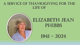 St Johns Anglican Church Bentleigh Service of Thanksgiving for Elizabeth Jean Phibbs Fri 2 Aug [upl. by Anawat]