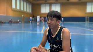 Introducing Bernard Pinlac Small Forward position of Team Qatar  ABL Dubai 2024 [upl. by Leikeze]