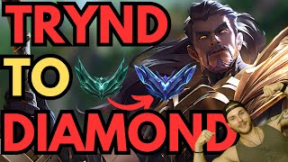 PLATINUM TO DIAMOND TOP LANE  SEASON 14 TRYNDAMERE ONLY SERIES [upl. by Seem927]