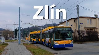 ZLÍN TROLLEYBUS  Trolejbusy ve Zlíně 2 2017 [upl. by Aeli313]