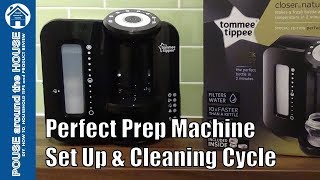 Perfect Prep Machine  Set Up amp Cleaning Cycle Demo amp Review Tommee Tippee Closure to Nature [upl. by Asinet]