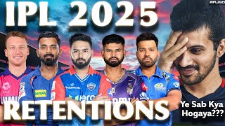 Rahul Pant Iyer Out KKR RCB PBKS Smart Moves But RR amp DC🤡  IPL 2025 all teams Retentions [upl. by Potter]