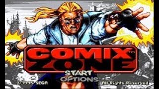 Полное прохождение SEGA Comix Zone  Комиксзона [upl. by Nadeen]