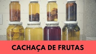 Como fazer cachaça com frutas parte 1  RECEITA [upl. by Grega]