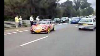 TVR Sagaris Burnout on Mulsanne at Le Mans 2007 [upl. by Halla]