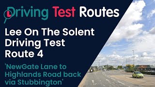 Lee On The Solent Driving Test Route 4 [upl. by Raddatz]