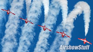 RCAF Snowbirds  Full Show No Music  Airshow London 2021 [upl. by Shem535]