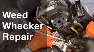 How to Repair or Service a Weed Whacker  Echo SRM 225 and 230 [upl. by Landre]