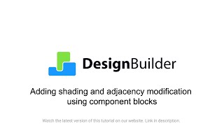 29 Adding shadding and adjacency modification using component blocks [upl. by Preuss]