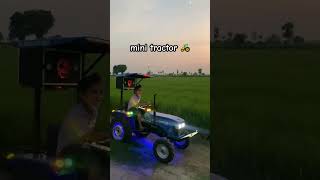 mini tractor bike kawasaki amir sports kismat speed tractor minitractor minitractorvideo [upl. by Blondell]