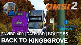 OMSI 2 Stagecoach midlands ADL Enviro 400 Voith MX56 PHA  19091 running the route 55 [upl. by Solahcin]