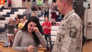 55 Moments Soldiers Coming Home Surprise 2023  Caught on camera 89 [upl. by Esnahc]