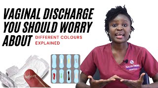 VAGINAL DISCHARGE YOU SHOULD WORRY ABOUT  Discharge Colours Yeast Infection STI [upl. by Netsirhk]