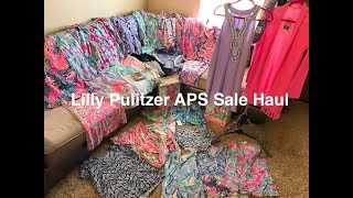 Lilly Pulitzer After Party Sale Haul Sept 2018 APS [upl. by Ahsetel]