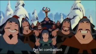 Per Lei Combatterò CON TESTO  Mulan [upl. by Peacock]