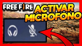 ✅COMO ACTIVAR EL MICROFONO EN FREE FIRE [upl. by Artap]